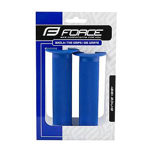 FORCE BMX GRIPS 130 RUBBER, BLUE,
