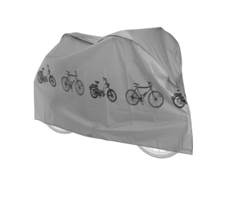 FORCE BIKE COVER 220X120X68CM, SILVER