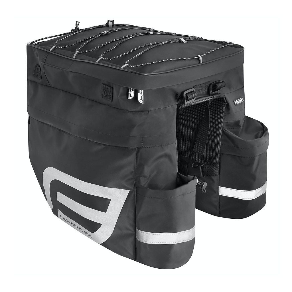 FORCE ADVENTURE PANNIER BAG BLACK 32 L