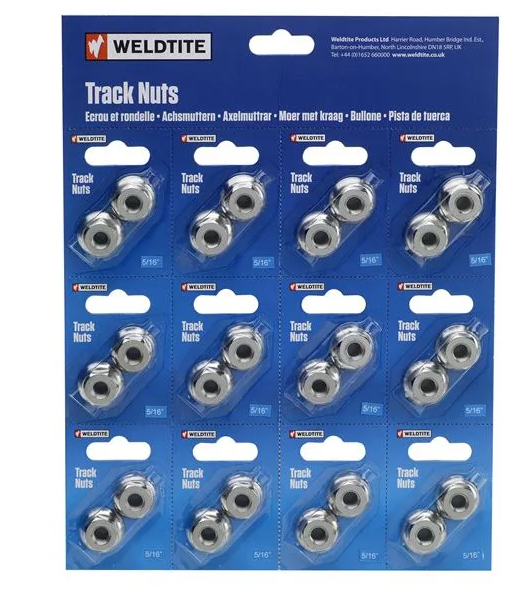 WELDTITE 3/8" TRACK NUTS (1PAIR )