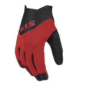 **KLS CUTOUT LONG FINGER GLOVES L RED
