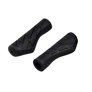 FORCE SHAPED HANDLEBAR GRIPS, BLACK