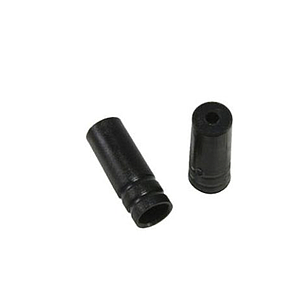 **GES GEAR CASING CABLE FERRULE BLACK 4MM (100 PKT)