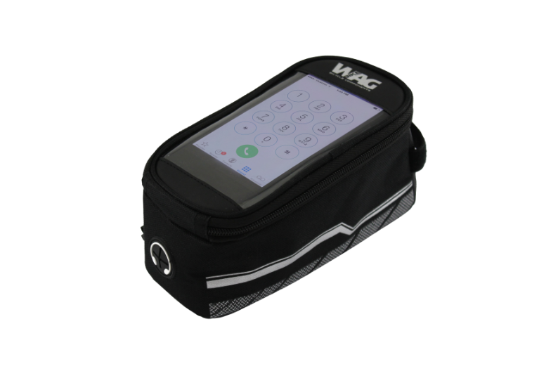 WAGS TOP TUBE SMARTPHONE  HOLDER BAG L BLACK