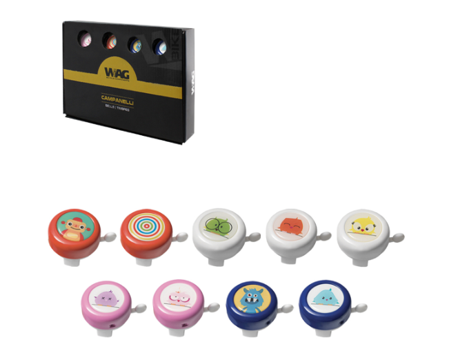 **WAG MONSTER BELL (12 PER BOX)