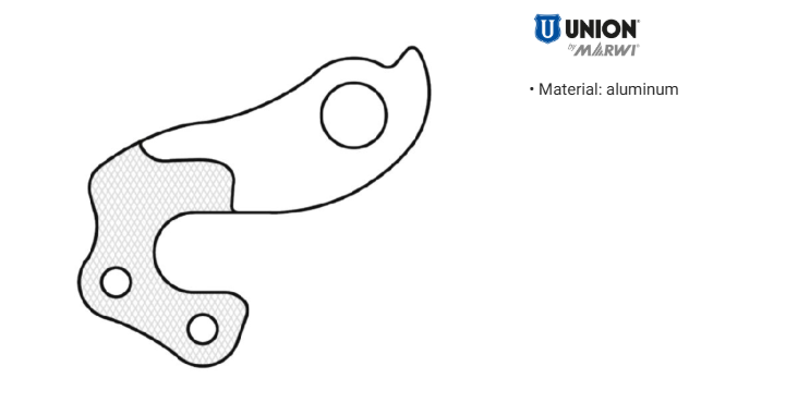 UNION MARWI GH-126 DROPOUT HANGER