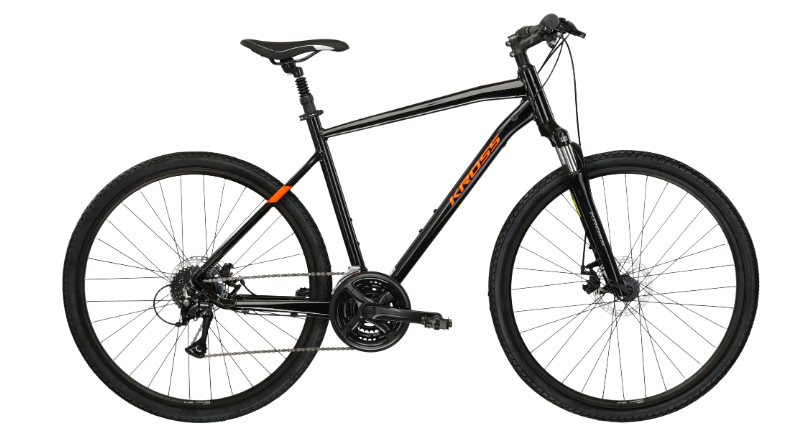 KROSS EVADO 3.0 M BLACK /ORANGE/GLOSSY 21"