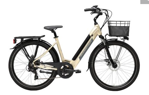 **ADRIATICA E1 26" LADY E-BIKE CHAMPAGNE