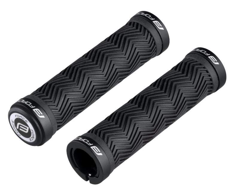 FORCE LOCK ON  HANDLEBAR GRIPS, BLACK