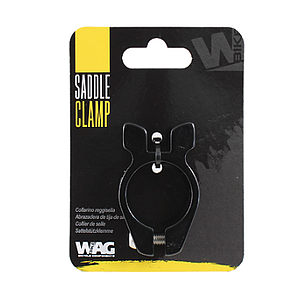 WAG SEAT CLAMP WITH CARRIER FITTING 34.9 MM BLACK