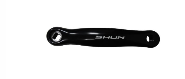 ALLOY LEFT HAND COTTERLESS CRANK BLACK 170