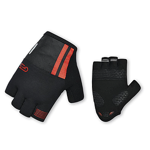 GESS COURSE MITTS M, BLACK/RED