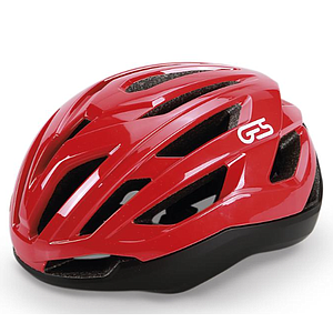 **GES HUEZ HELMET RED/BLACK M  (54-58)