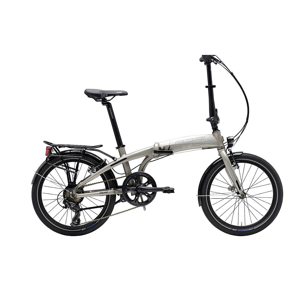 **ADRIATICA E-SMILE PLUS 20" (FOLDING)  E-BIKE  MATT CHAMPAGNE DISC BRAKES
