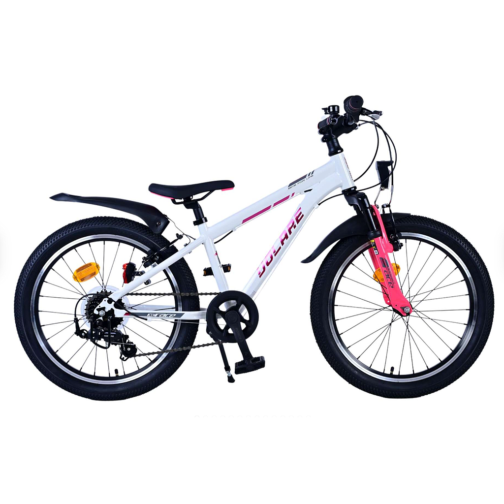 VOLARE XC RACE CHILDREN'S BIKE 20" WHEEL 7-SPEED WHITE/PINK