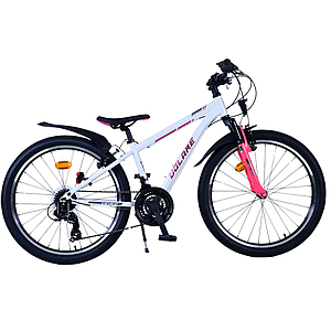 VOLARE XC RACE CHILDREN'S BIKE 24" WHEEL 21-SPEED WHITE/PINK