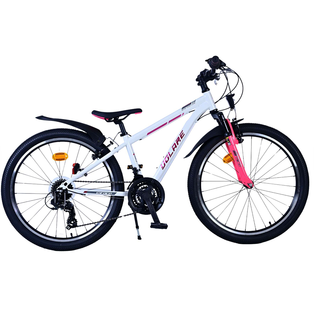 VOLARE XC RACE CHILDREN'S BIKE 24" WHEEL 21-SPEED WHITE/PINK