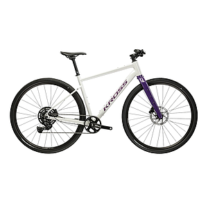 **KROSS ESKER 1.0 FL GRAVEL BIKE M (19") GREY/PURPLE/GLOSSY