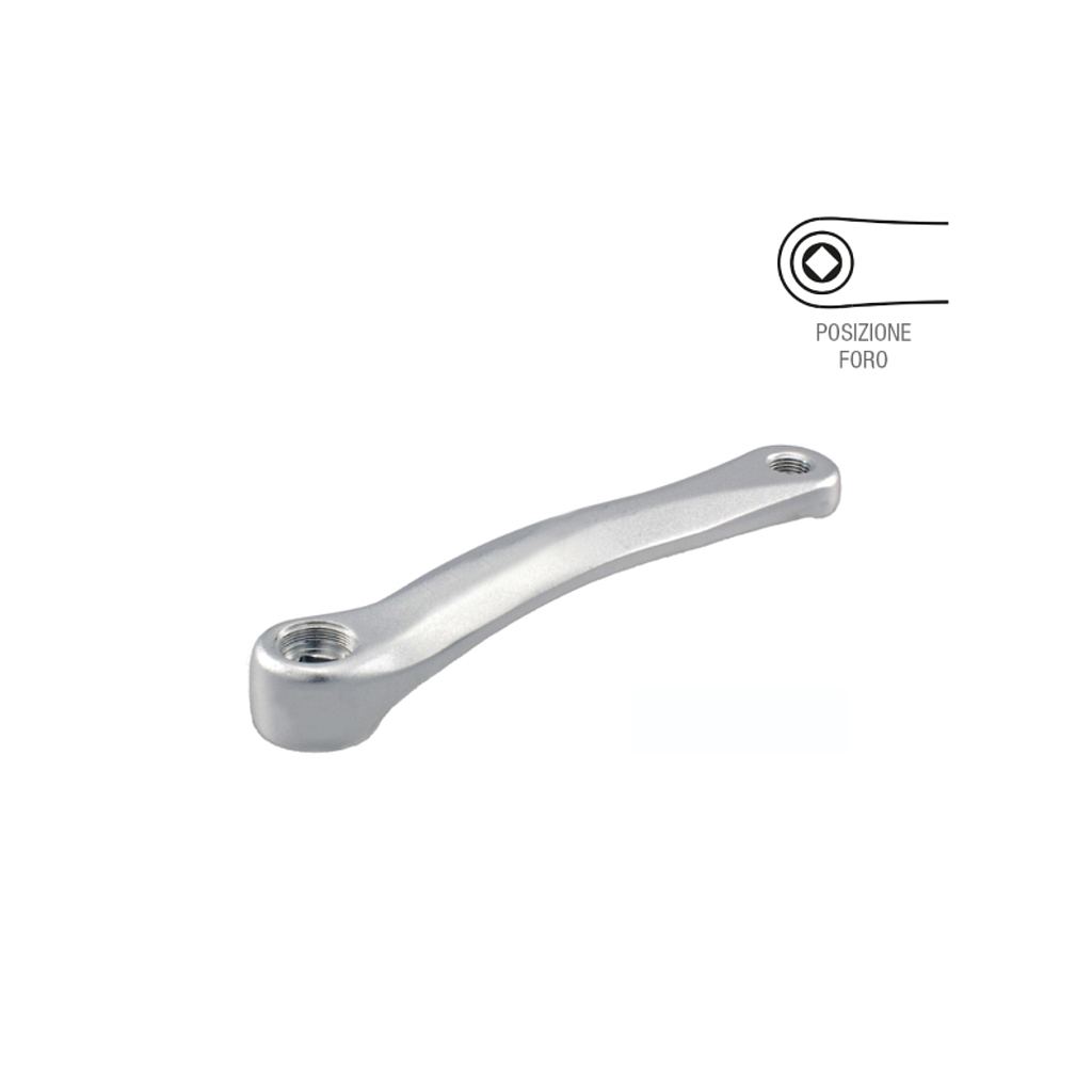 LEFT HAND COTTERLESS CRANK SILVER 170mm