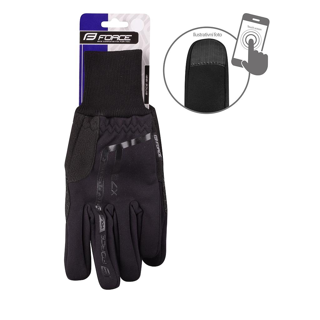 **FORCE X72 WINTER GLOVES BLACK XL