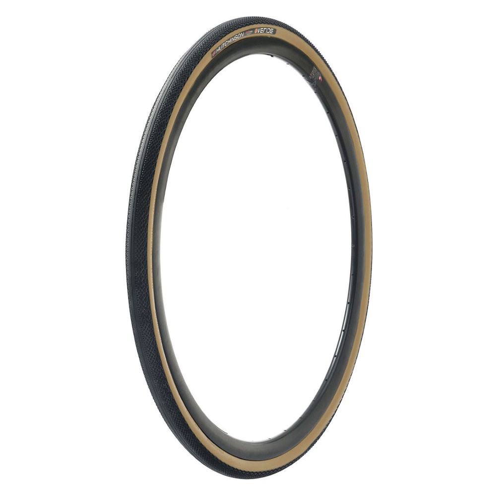 **HUTCHINSON OVERIDE TUBELESS READY TYRE 700x38 TAN WALL