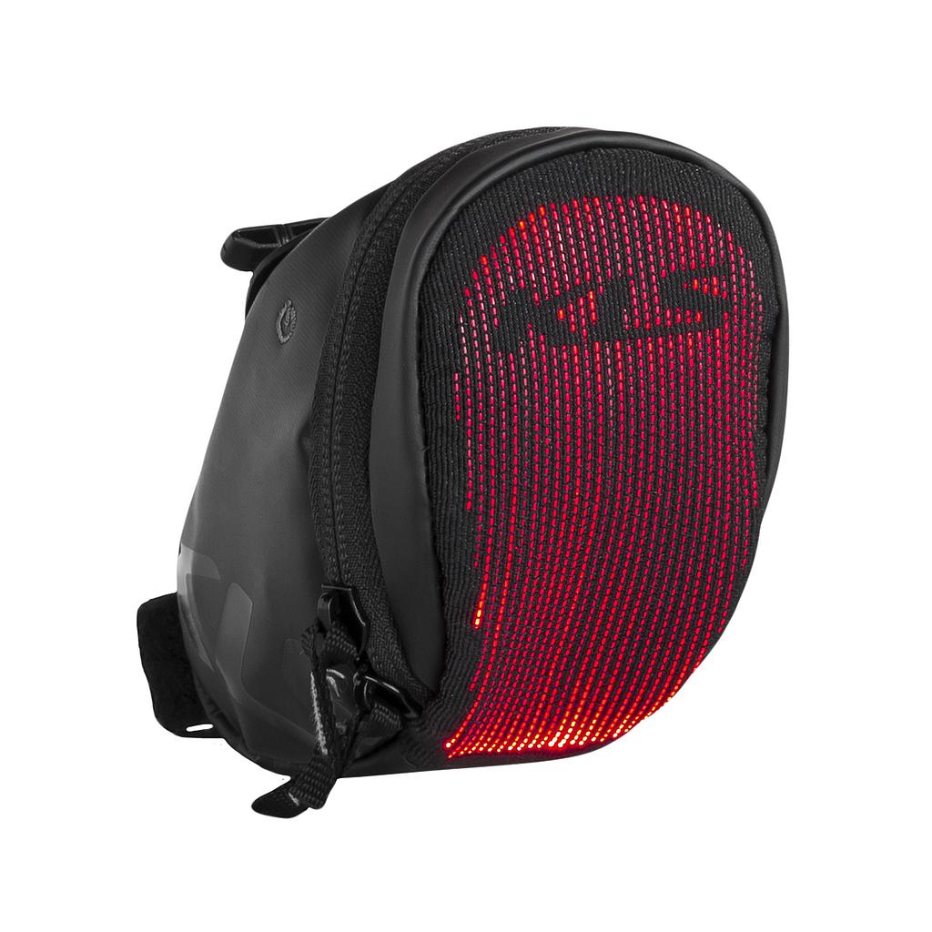 KLS BY KELLYS SLOPPER SADDLE BAG WITH LIGHTING FABRIC M