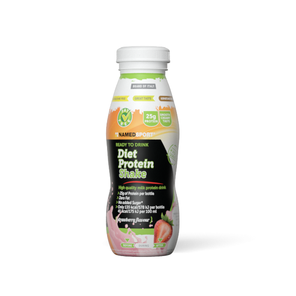 **NAMEDSPORT STRAWBERRY DIET PROTEIN SHAKE 330ML