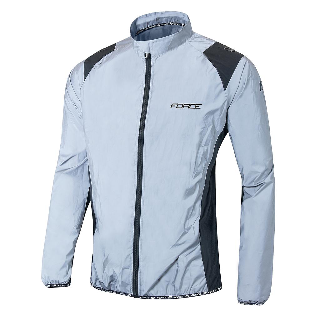 **FORCE REFLECTIVE JACKET LIGHT GREY S