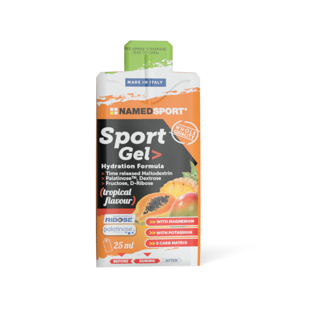 **NAMEDSPORT TROPICAL-HYDRATION FORMULA SPORTS GEL 25ML (BOX OF 15)