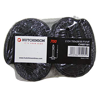 HUTCHINSON PRESTA VALVE 48MM TUBE 700 x 28/35 (TWIN PACK PRICE)