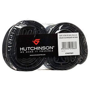 HUTCHINSON SCHRADER (AUTO/CAR) VALVE TUBE 700 x 28/35 (TWIN PACK PRICE)