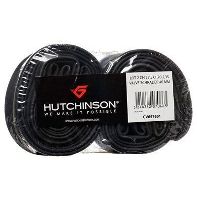 HUTCHINSON SCHRADER (AUTO/CAR) VALVE TUBE 700 x 28/35 (TWIN PACK PRICE)