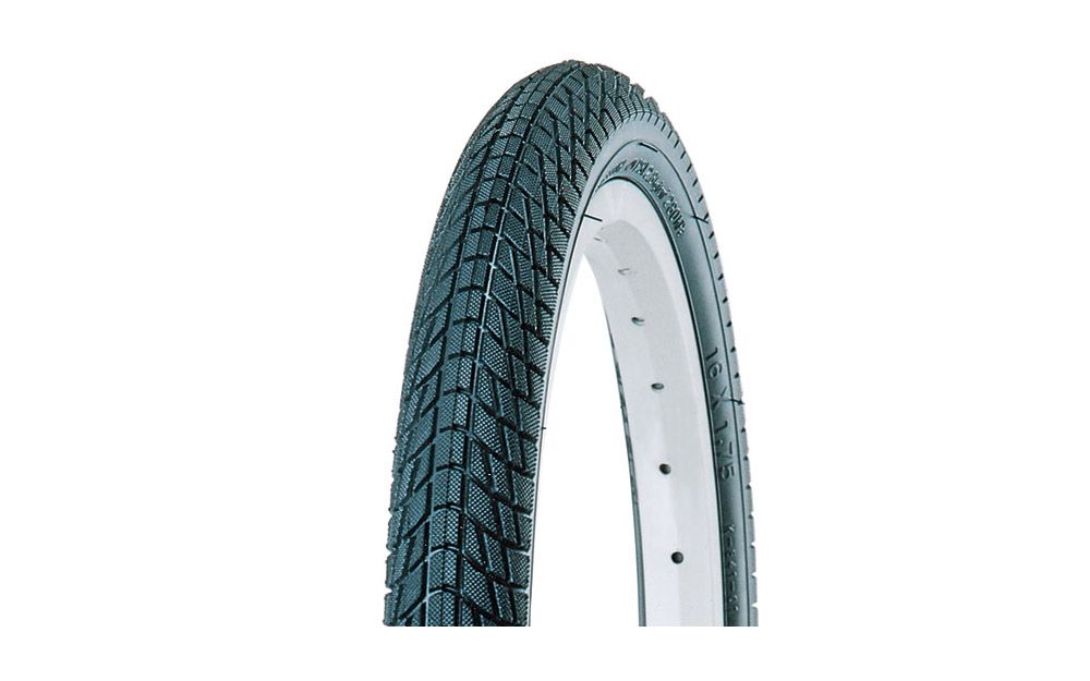 **KENDA SMOOTH TYRE BLACK 16 x 1.75