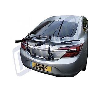 MAYPOLE REAR MOUNTED 2 BIKE CARRIER BLACK