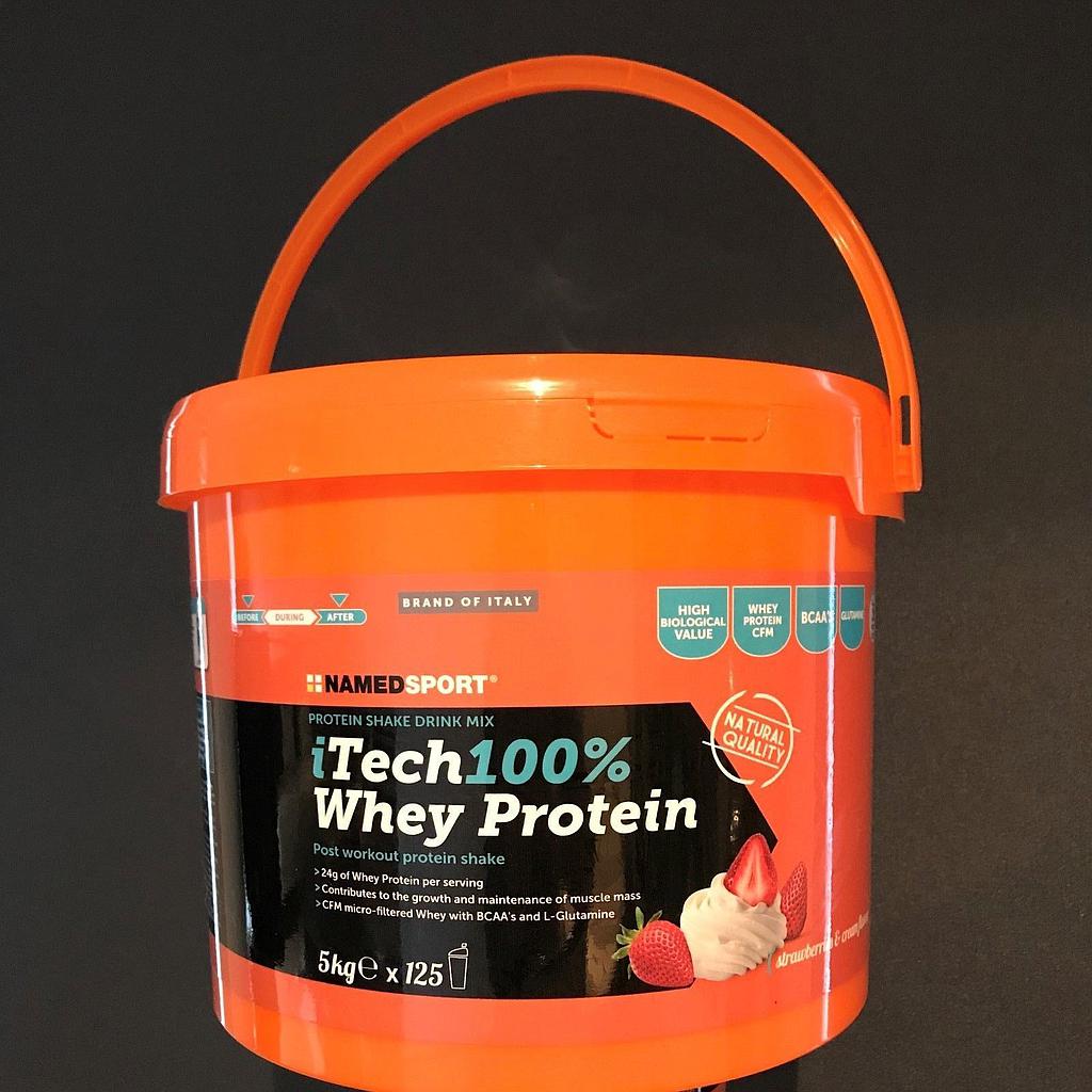 **NAMEDSPORT STRAWBERRY &amp; CREAM itech 100% WHEY PROTEIN 5KG