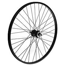 ALLOY DISC REAR WHEEL D/SKIN BLACK 26&quot;