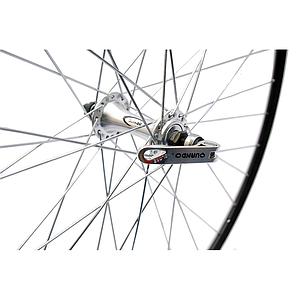 ALLOY FRONT WHEEL NARROW SECTION QR  BLACK 700C