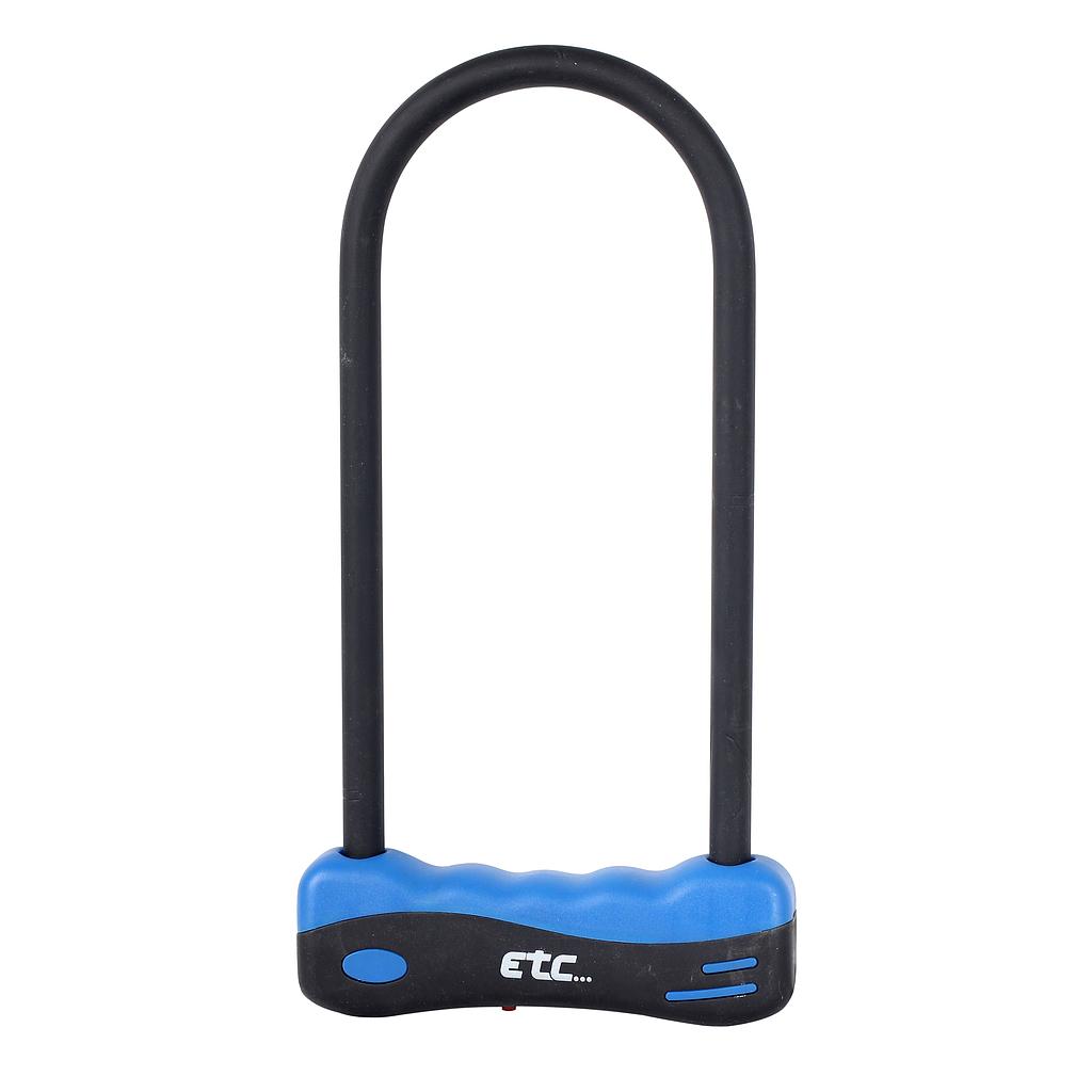 ETC U-LOCK BLACK/BLUE 12MM x 165 x 245