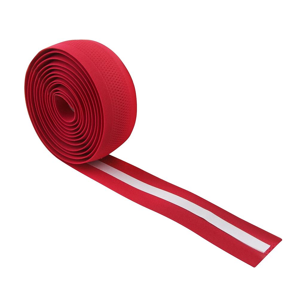 FORCE EVA HANDLEBAR TAPE &amp; PLUGS RED