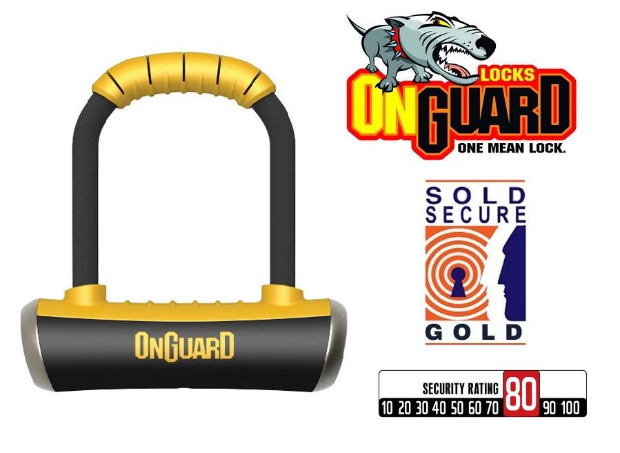 **ON GUARD BRUTE U-LOCK 115 x 202 x 16.8MM