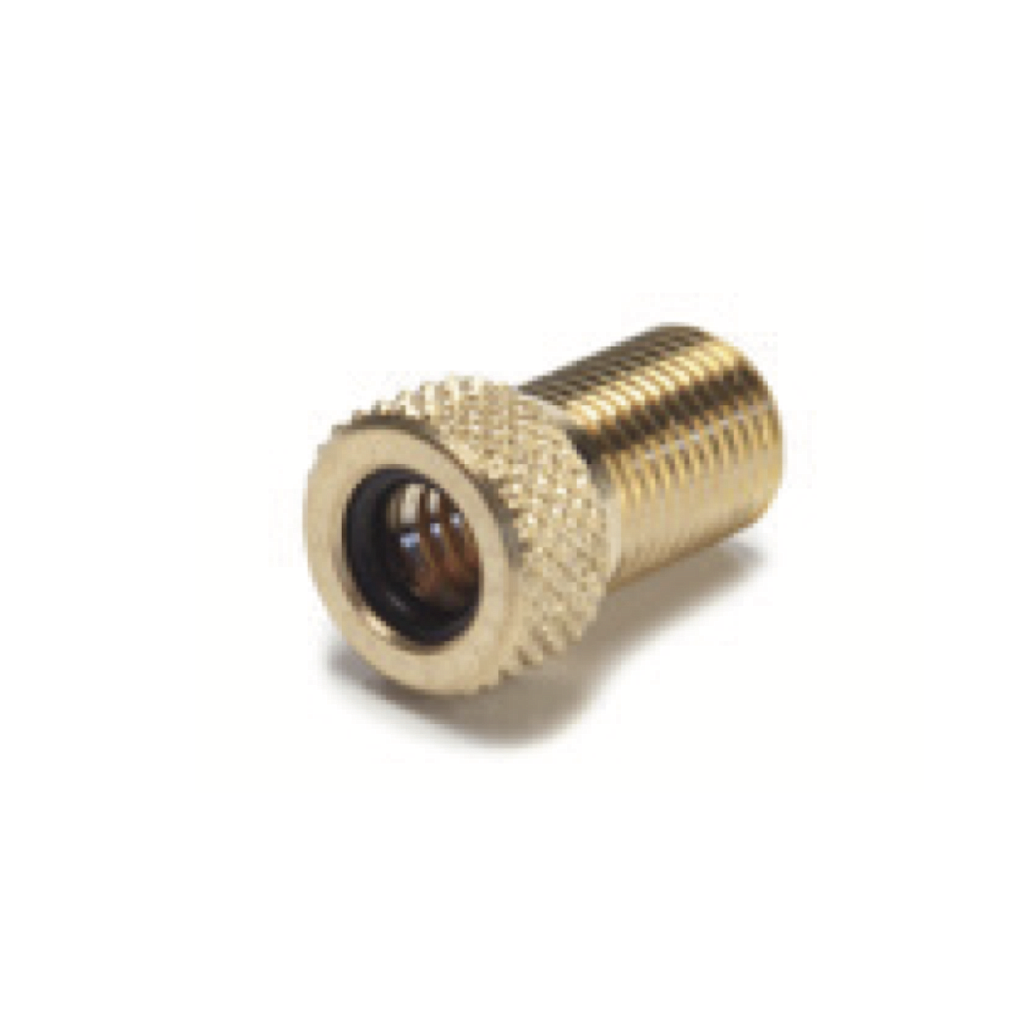** PRESTA TO SCHRADER VALVE BRASS ADAPTER  (PKT 10)