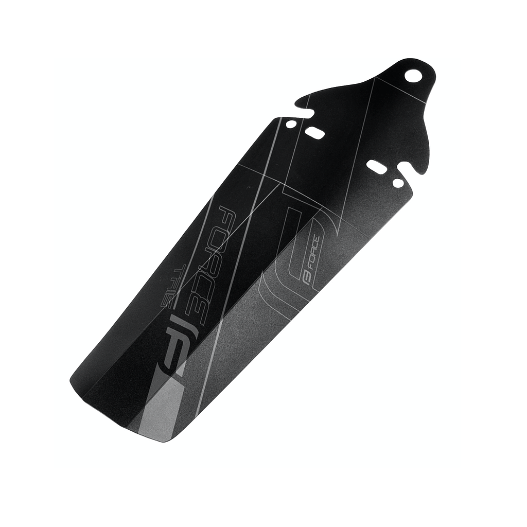 FORCE TRIS REAR MUDGUARD BLACK