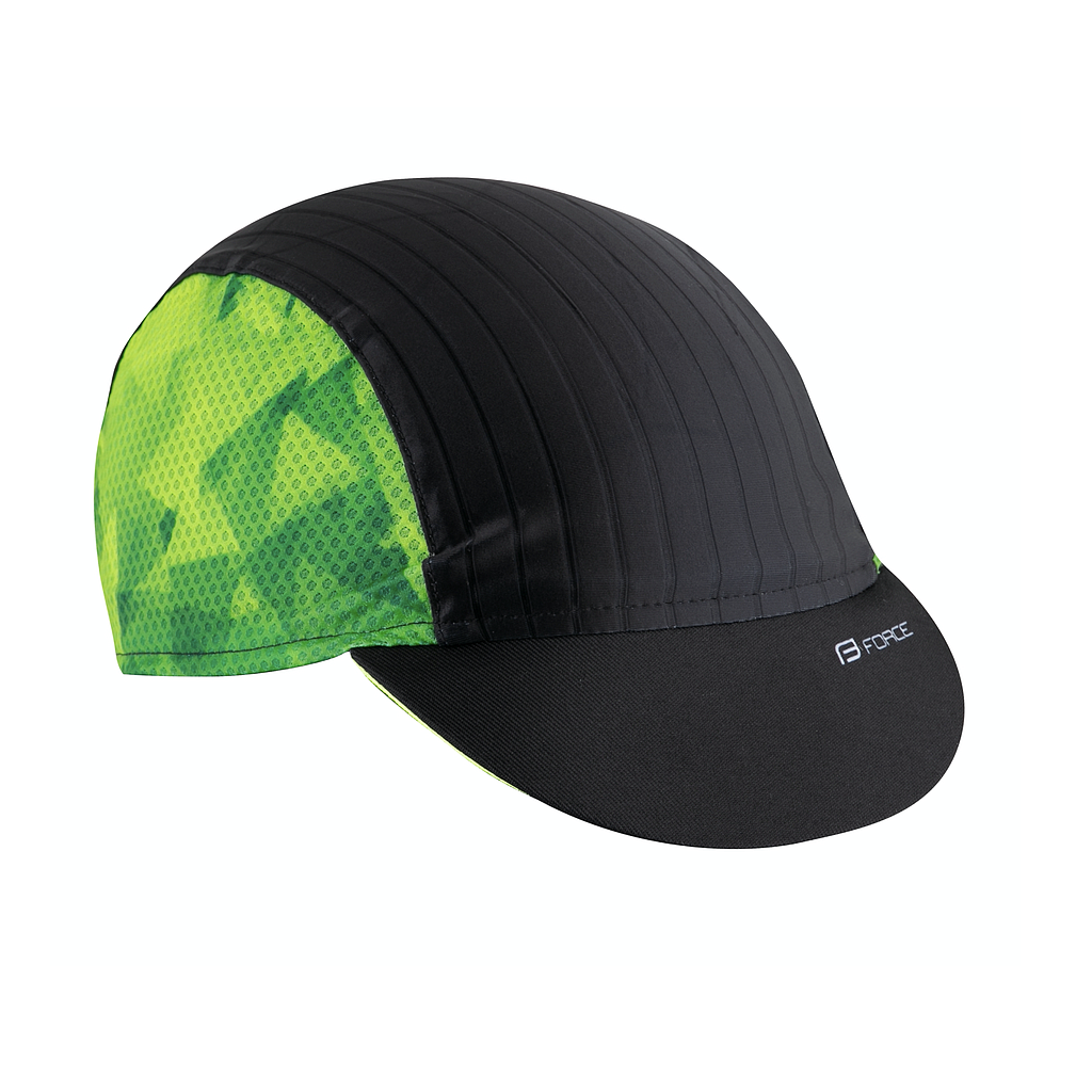 FORCE CORE CYCLING CAP S-M BLACK/FLUO