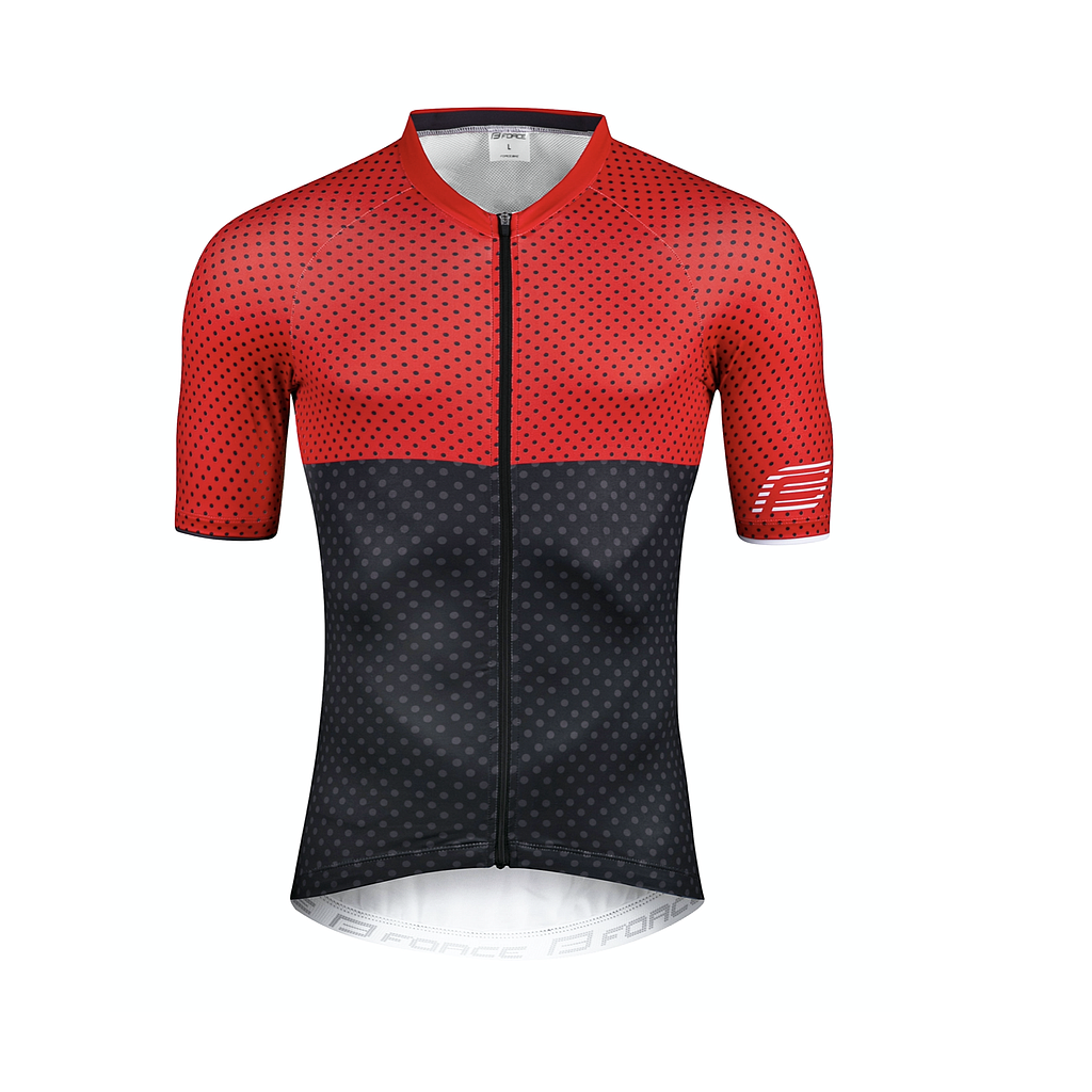 ** FORCE POINTS SHORT SLEEVE JERSEY RED/BLACK LARGE