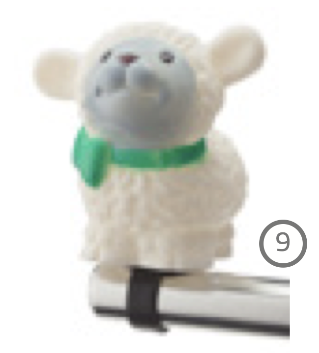 ** WHITE SHEEP BELL/HORN
