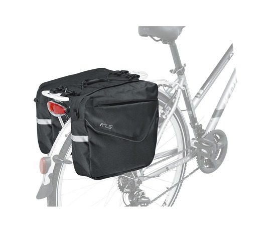 KELLYS ADVENTURE 20 DOUBLE PANNIER BAG BLACK