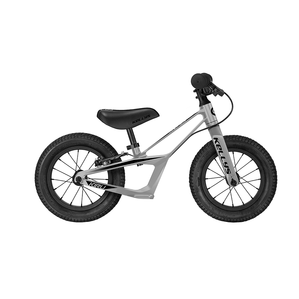 **KELLYS KIRU RACE RAW SILVER BALANCE BIKE (WITH REAR BRAKE )