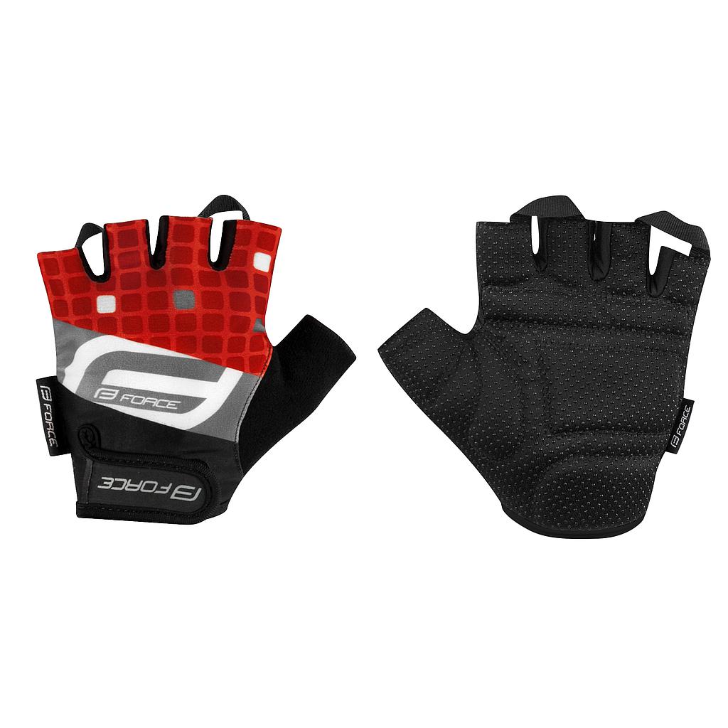 FORCE SQUARE MITTS RED MEDIUM