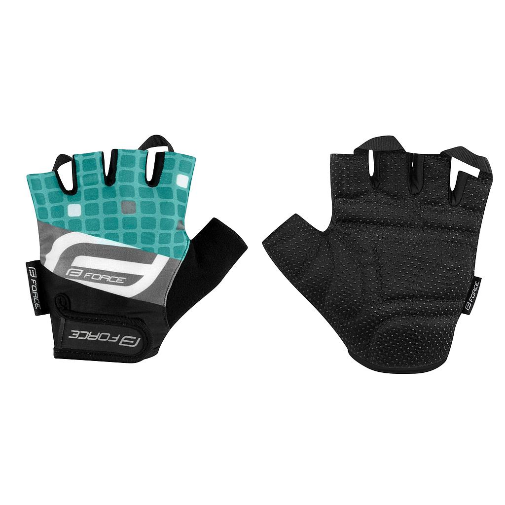 FORCE SQUARE MITTS TURQUOISE LARGE
