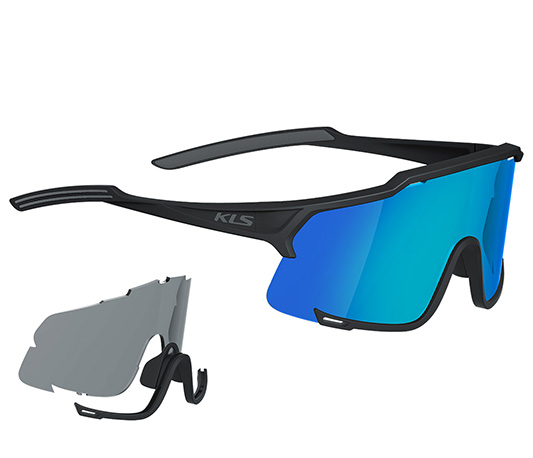 **KELLYS DICE SUNGLASSES SHINNY BLACK MONOCHROME